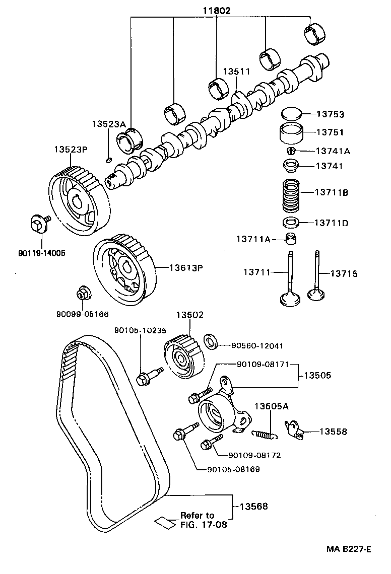  CRESSIDA |  CAMSHAFT VALVE