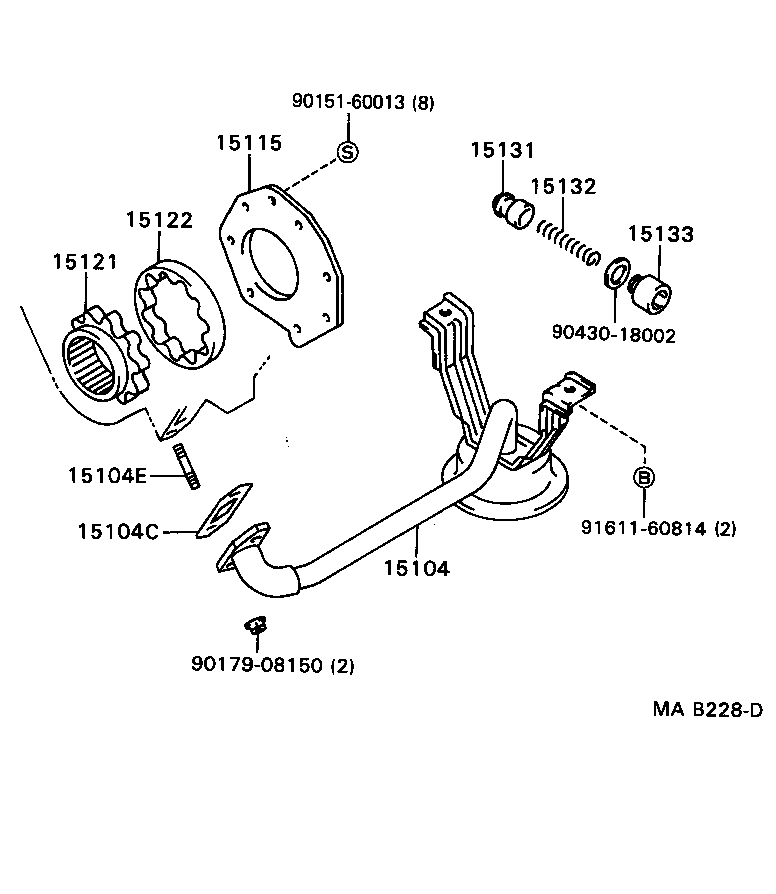  CRESSIDA |  ENGINE OIL PUMP