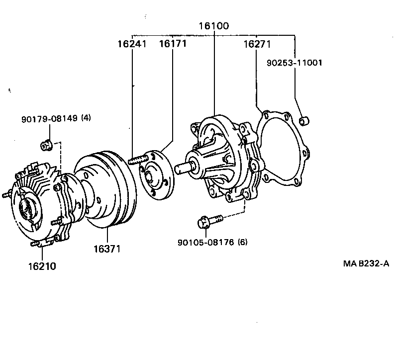  CROWN |  WATER PUMP