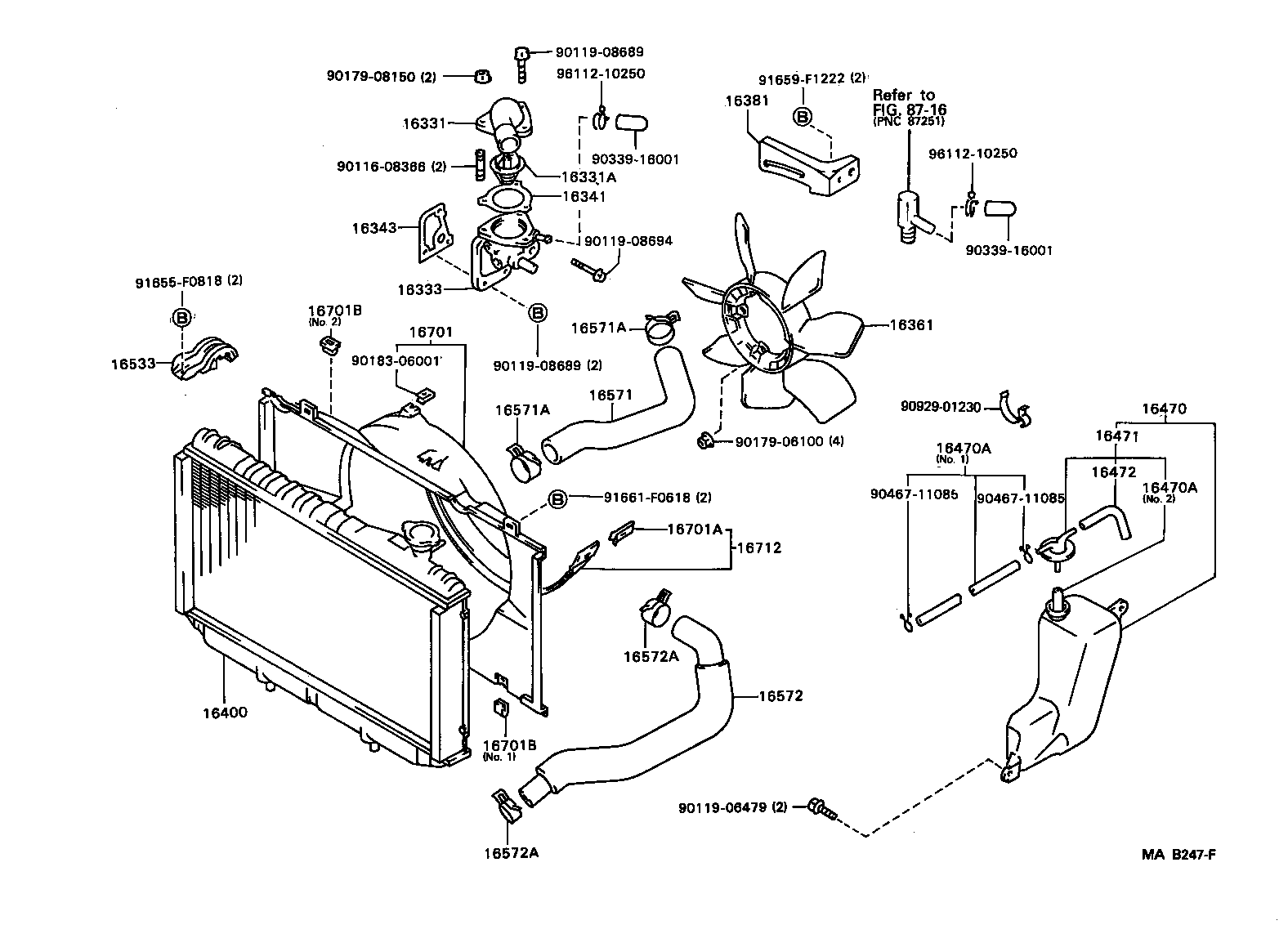  CRESSIDA |  RADIATOR WATER OUTLET