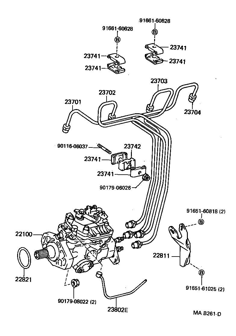  COASTER |  INJECTION PUMP ASSEMBLY