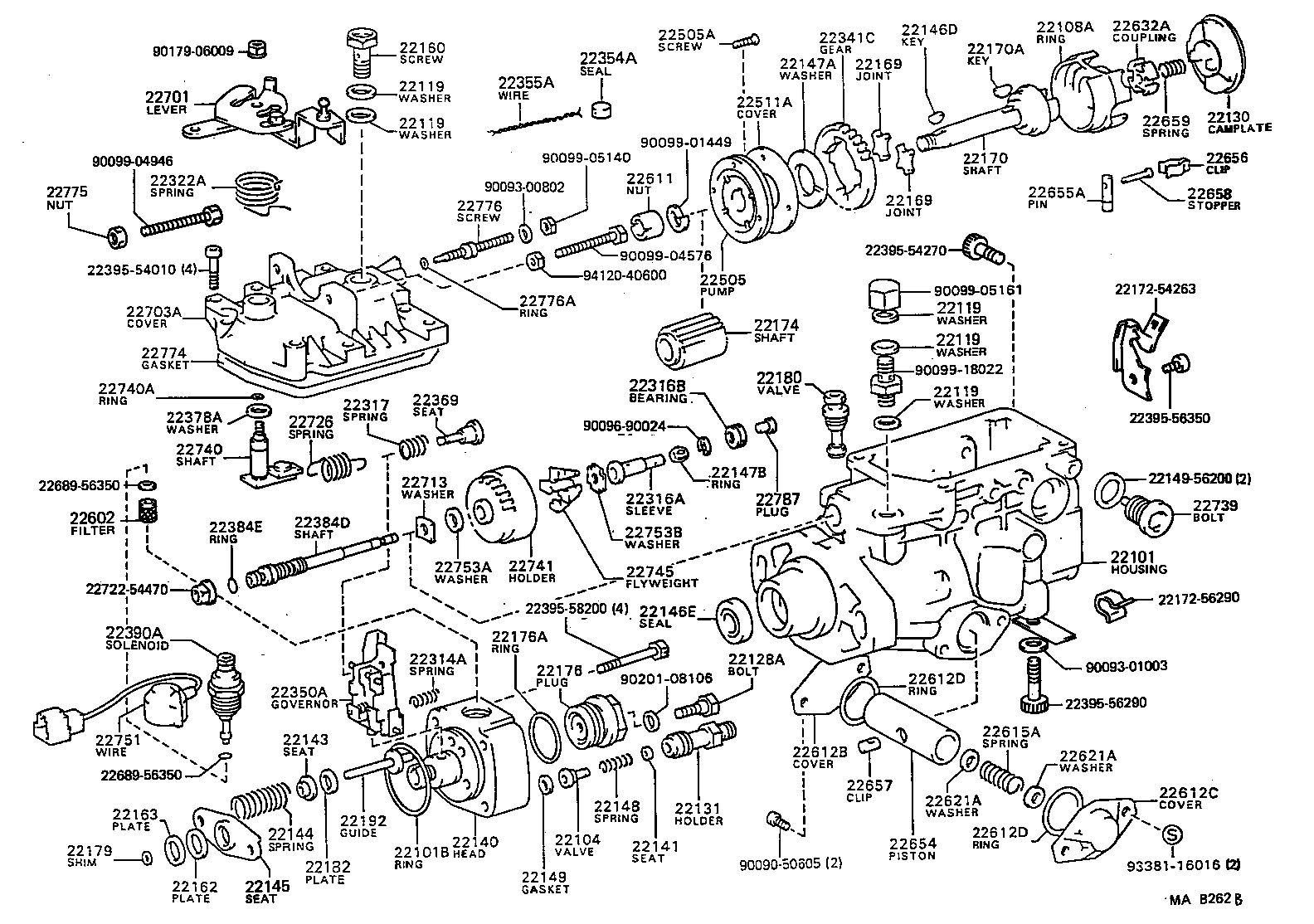  LAND CRUISER 70 |  INJECTION PUMP BODY