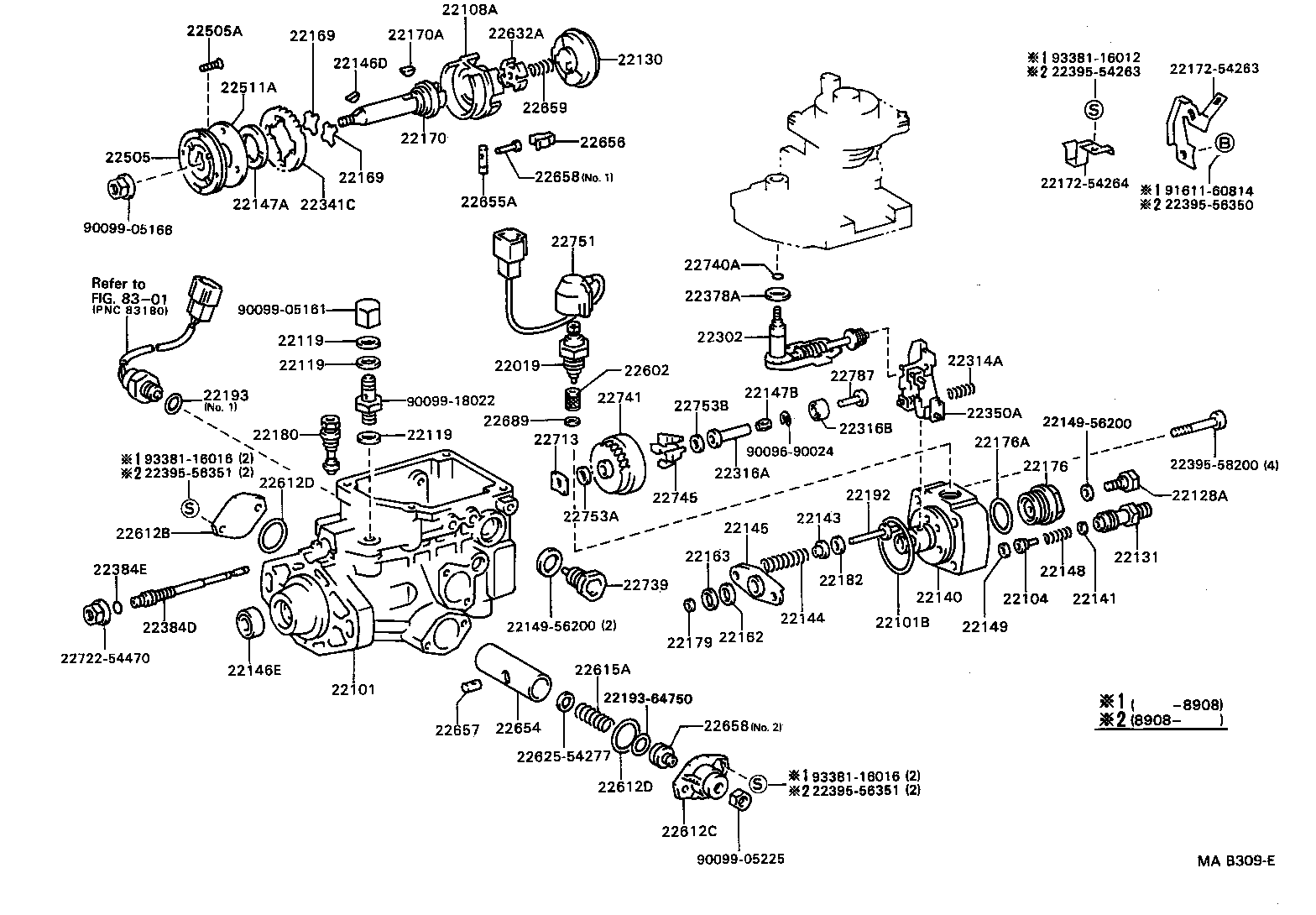  CRESSIDA |  INJECTION PUMP BODY