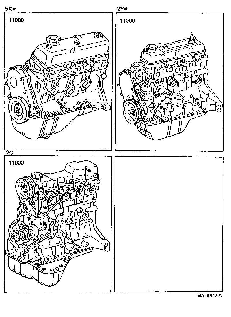  LITEACE |  PARTIAL ENGINE ASSEMBLY