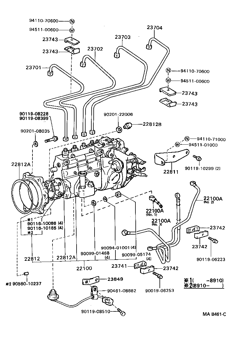  DYNA 200 |  INJECTION PUMP ASSEMBLY