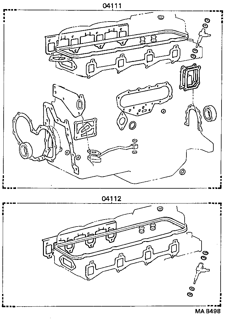  LAND CRUISER 60 |  ENGINE OVERHAUL GASKET KIT