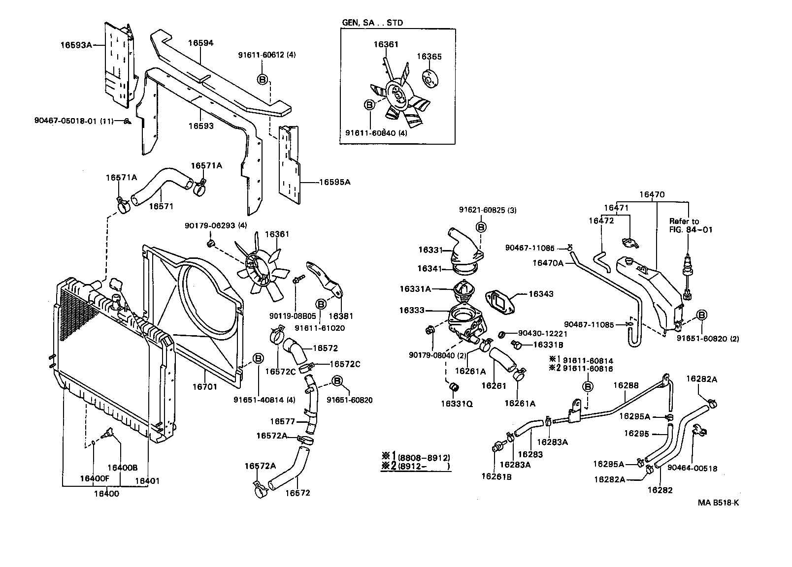  DYNA 200 |  RADIATOR WATER OUTLET