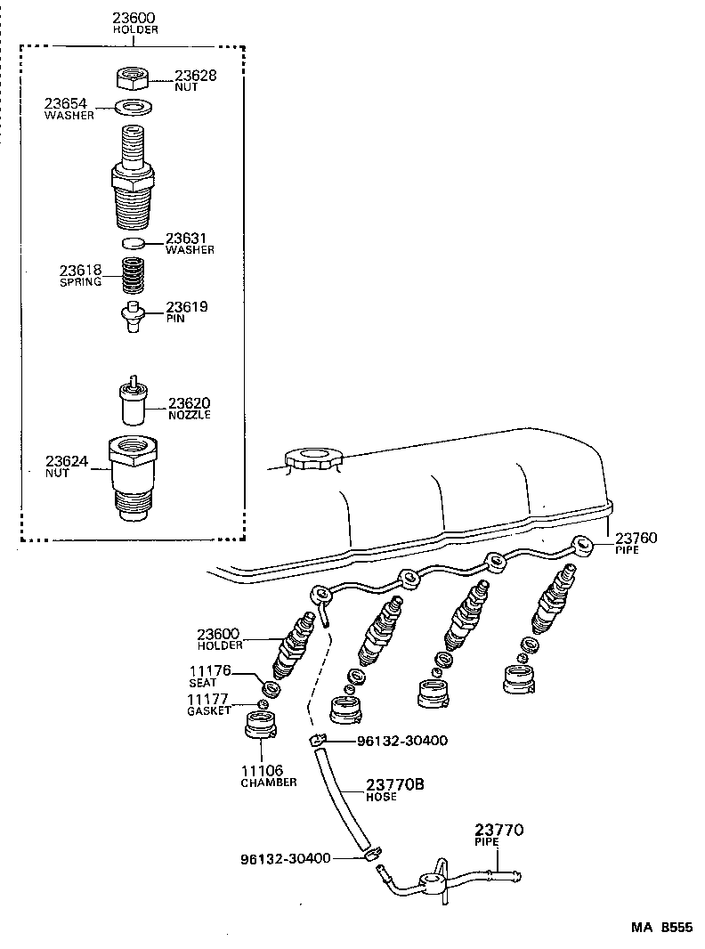  LAND CRUISER 60 |  INJECTION NOZZLE