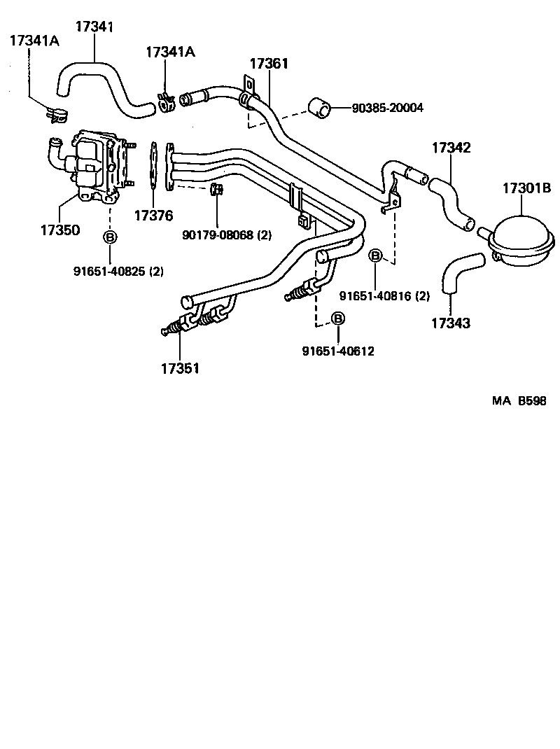  LITEACE |  MANIFOLD AIR INJECTION SYSTEM