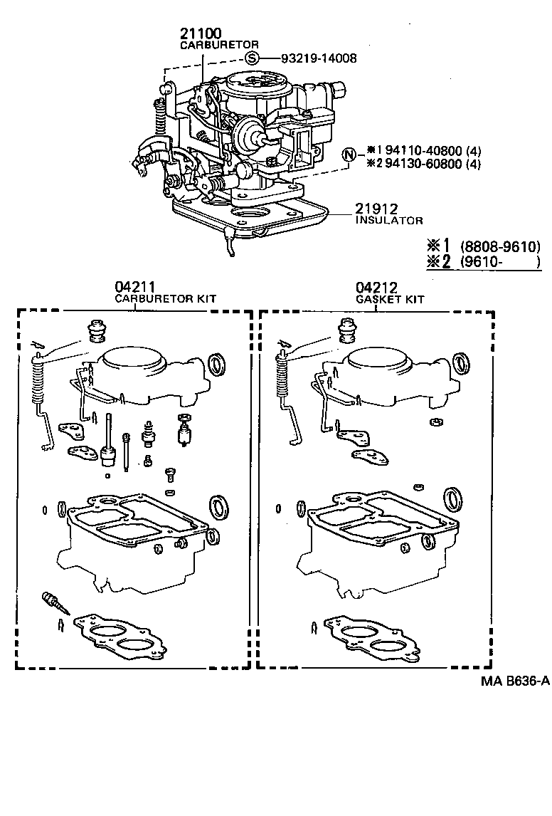  LITEACE |  CARBURETOR ASSEMBLY