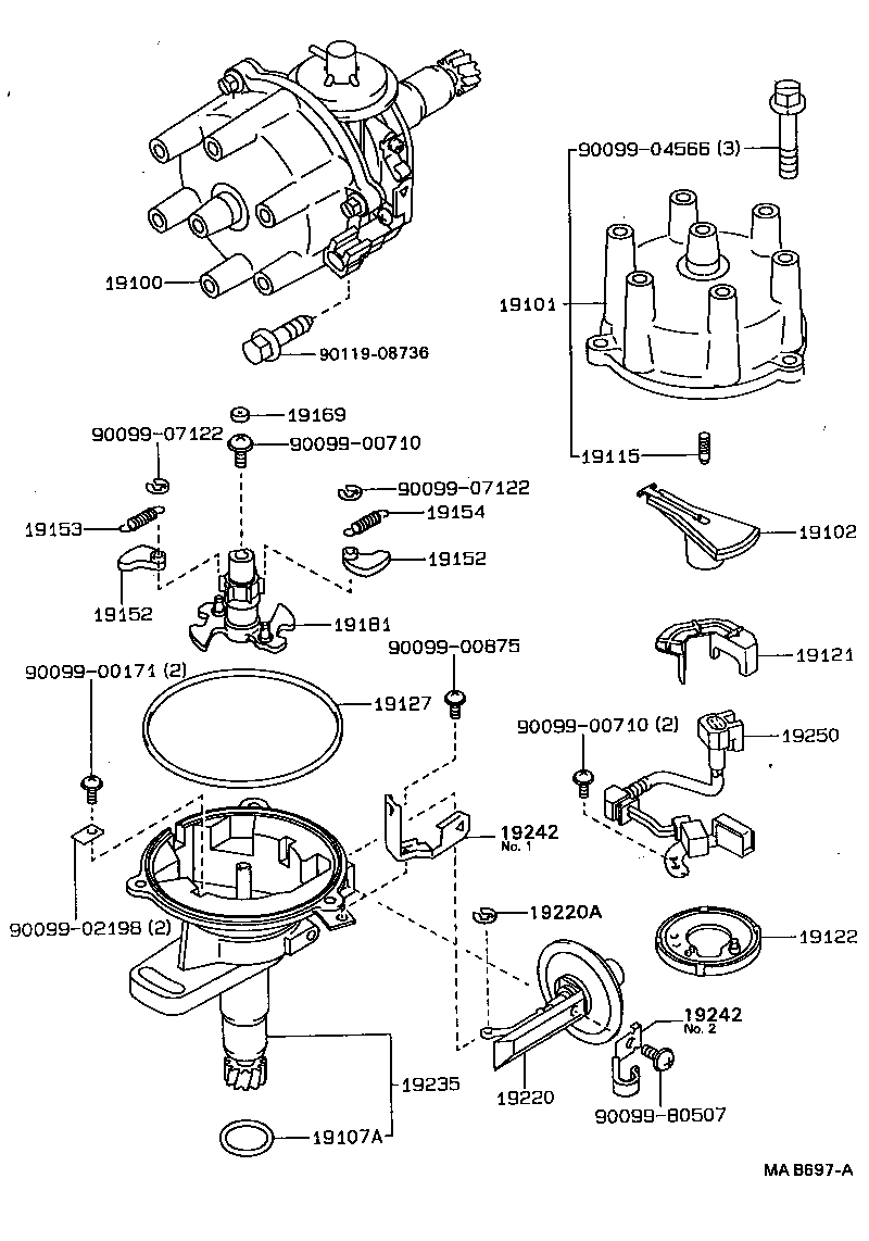  CRESSIDA WAGON |  DISTRIBUTOR