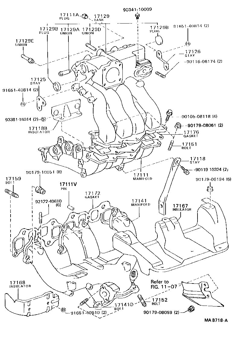  MODEL F |  MANIFOLD