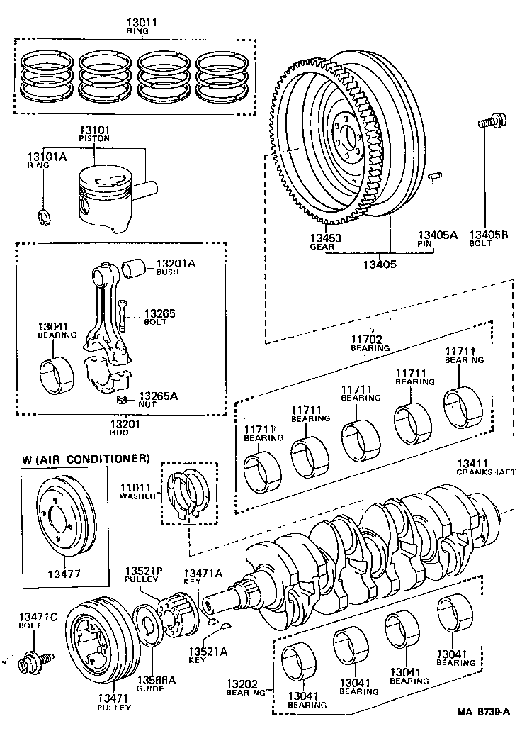  DYNA100 |  CRANKSHAFT PISTON