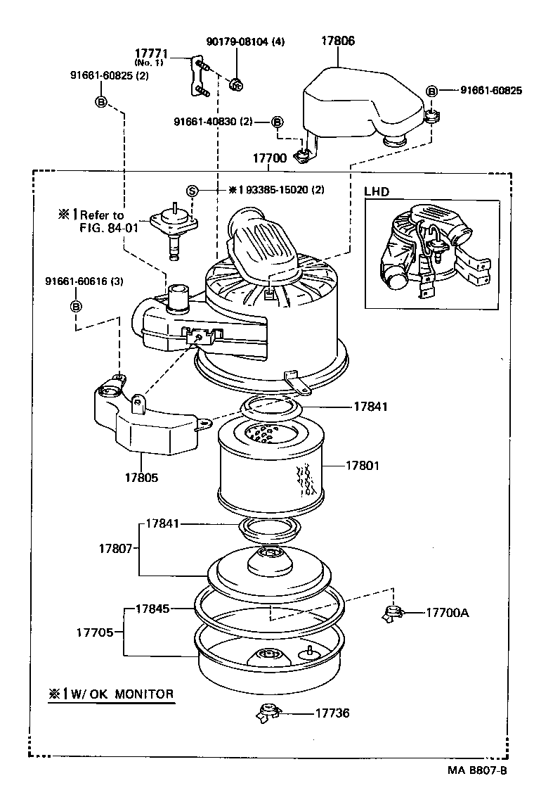  DYNA150 |  AIR CLEANER