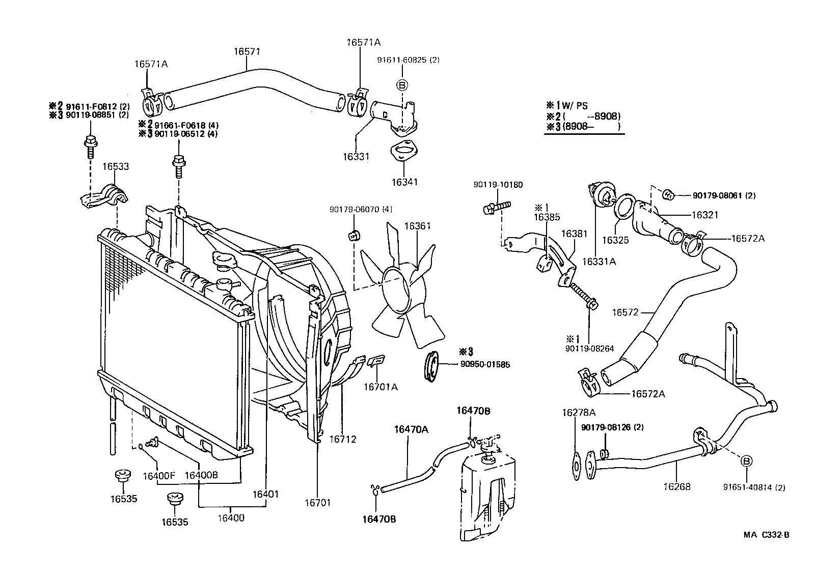  CROWN |  RADIATOR WATER OUTLET