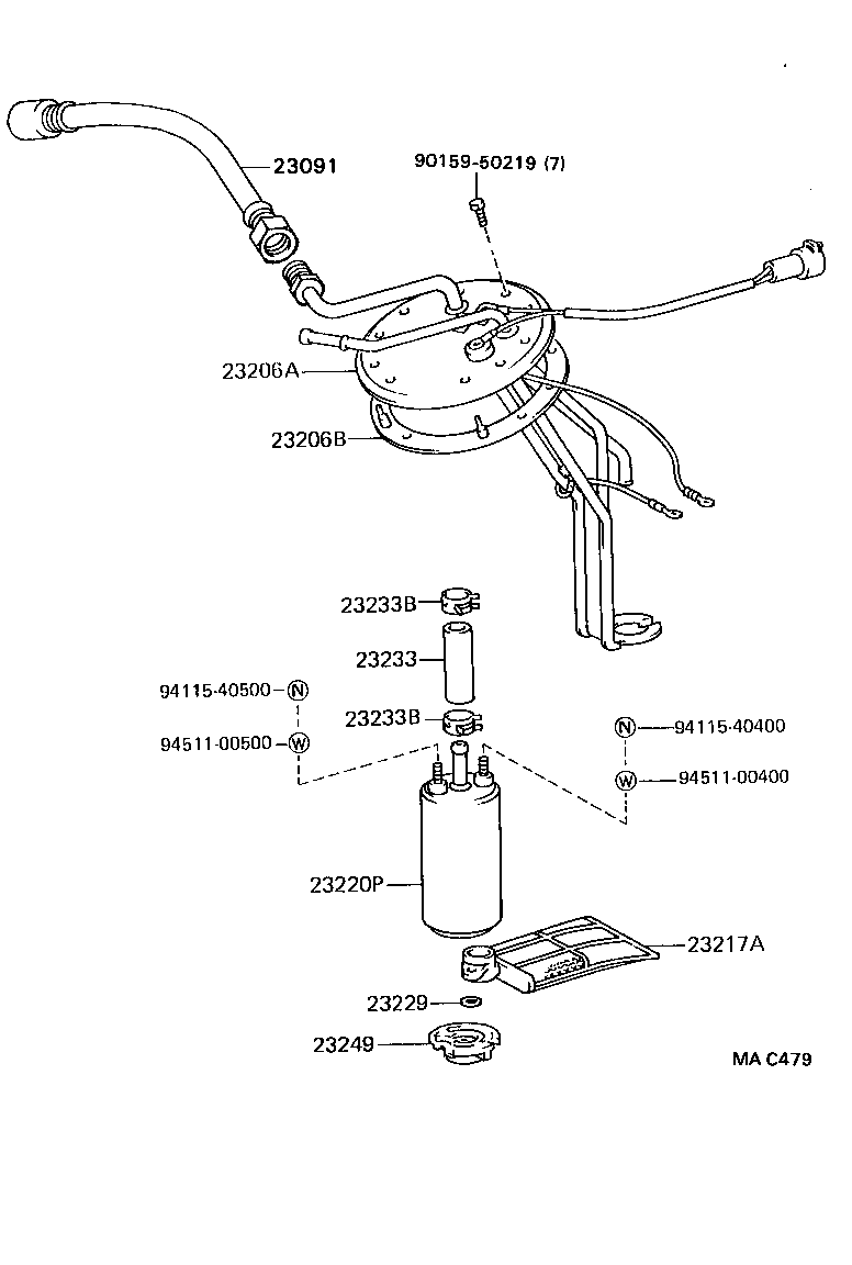  HILUX 4RUNNER 4WD |  FUEL INJECTION SYSTEM