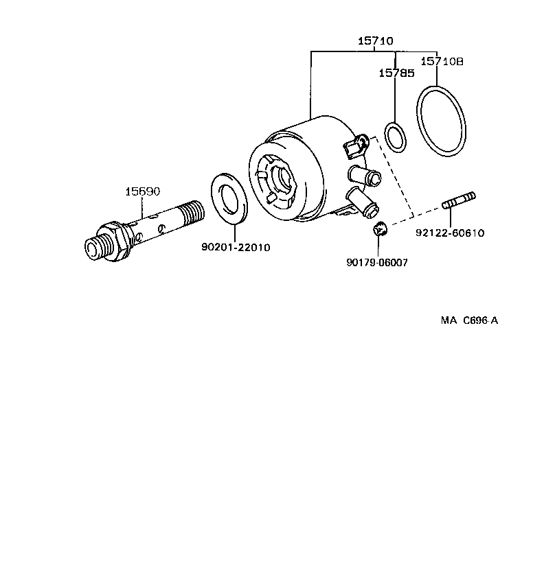  RAV4 |  ENGINE OIL COOLER