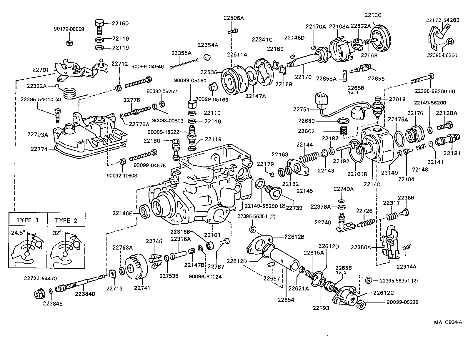  CROWN |  INJECTION PUMP BODY