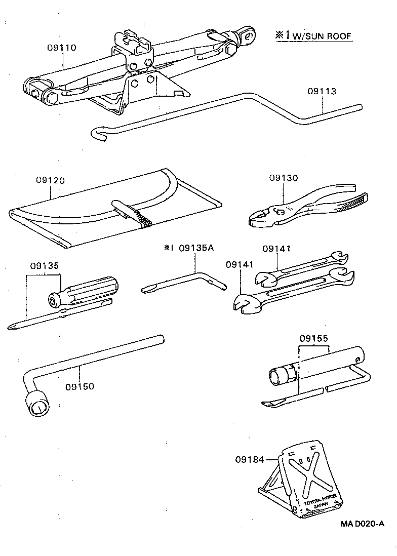  CELICA |  STANDARD TOOL