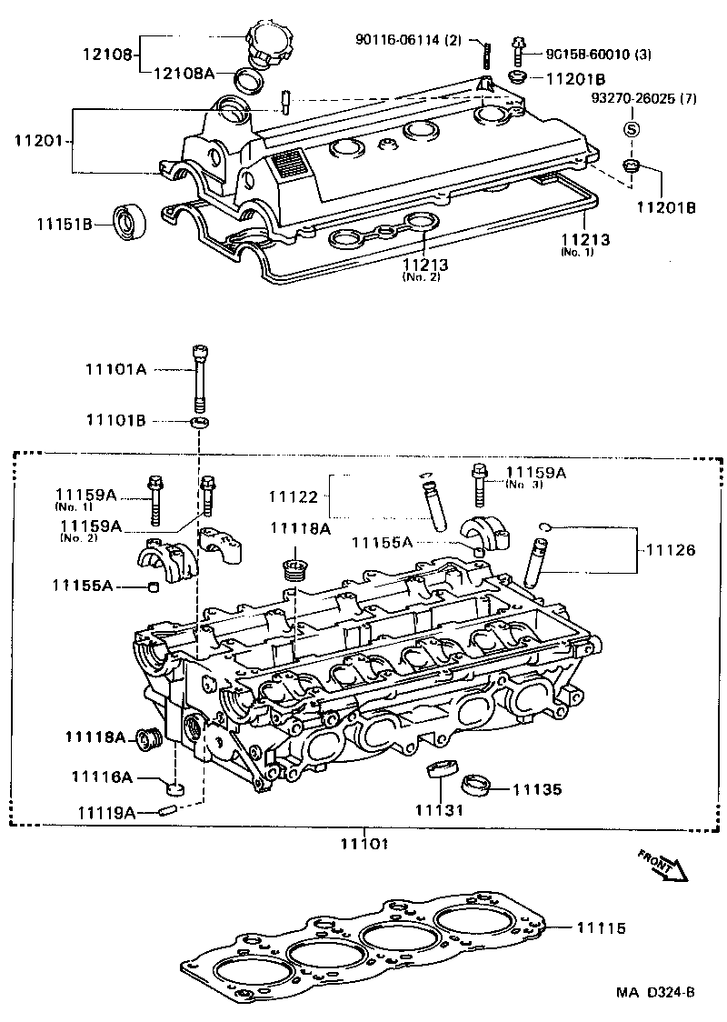  MR2 |  CYLINDER HEAD