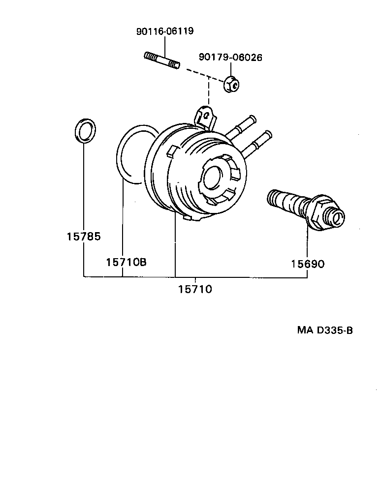  MR2 |  ENGINE OIL COOLER