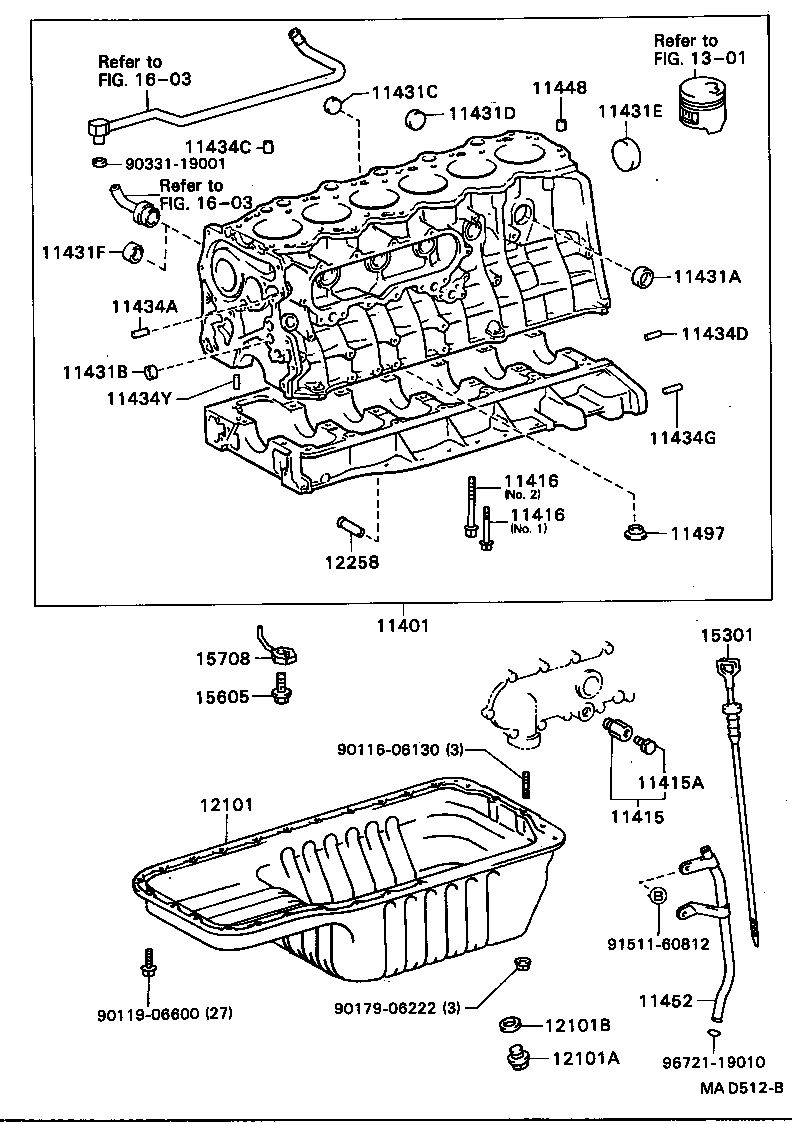  COASTER |  CYLINDER BLOCK