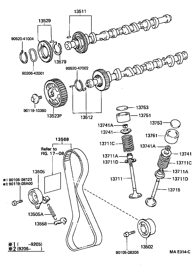  PASEO |  CAMSHAFT VALVE