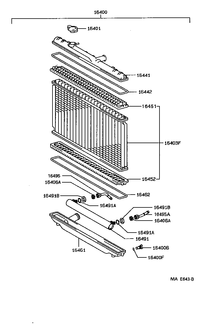  CAMRY NAP SED WG |  RADIATOR WATER OUTLET