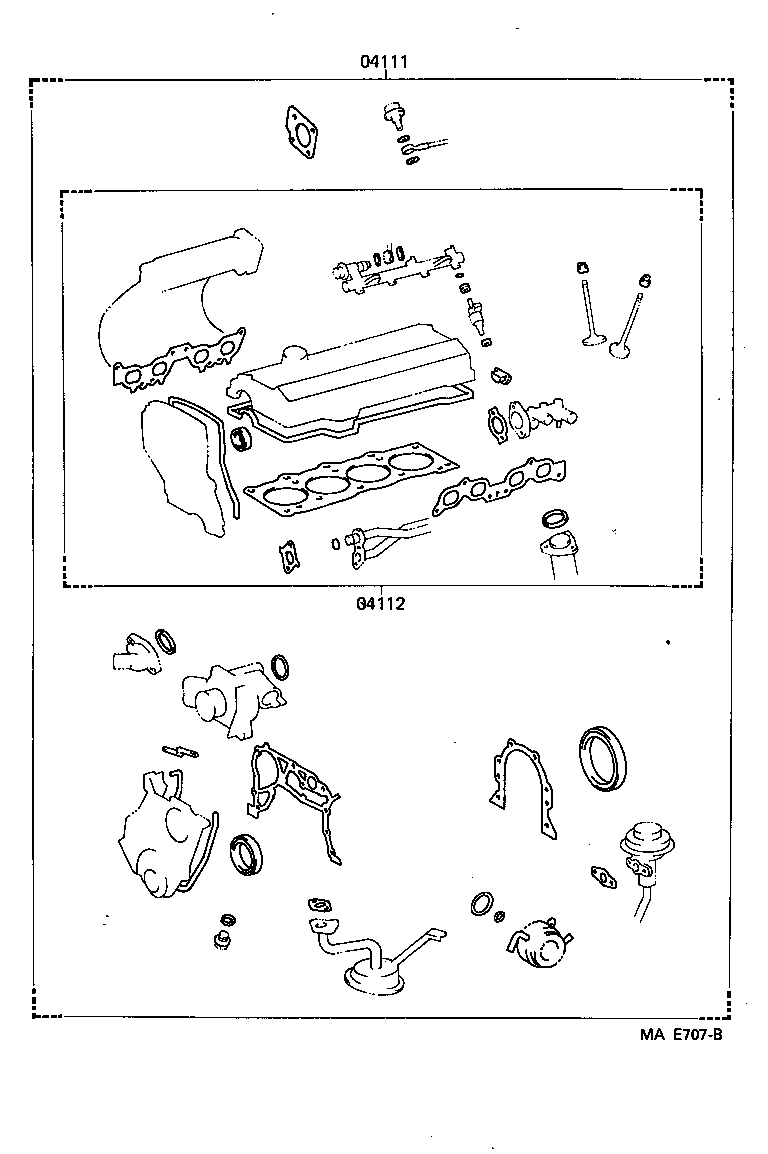  CAMRY NAP SED WG |  ENGINE OVERHAUL GASKET KIT