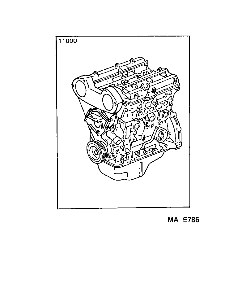  ES300 |  PARTIAL ENGINE ASSEMBLY