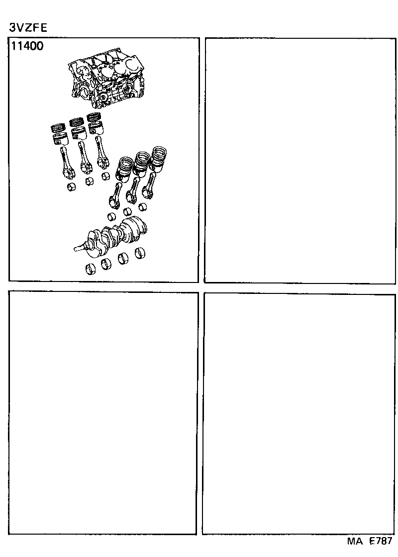  ES300 |  SHORT BLOCK ASSEMBLY