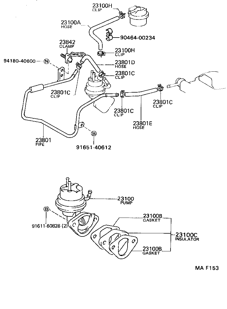 CROWN |  FUEL PUMP PIPE