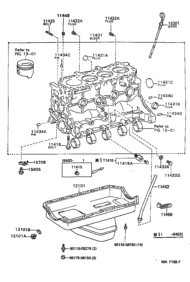  CROWN |  CYLINDER BLOCK