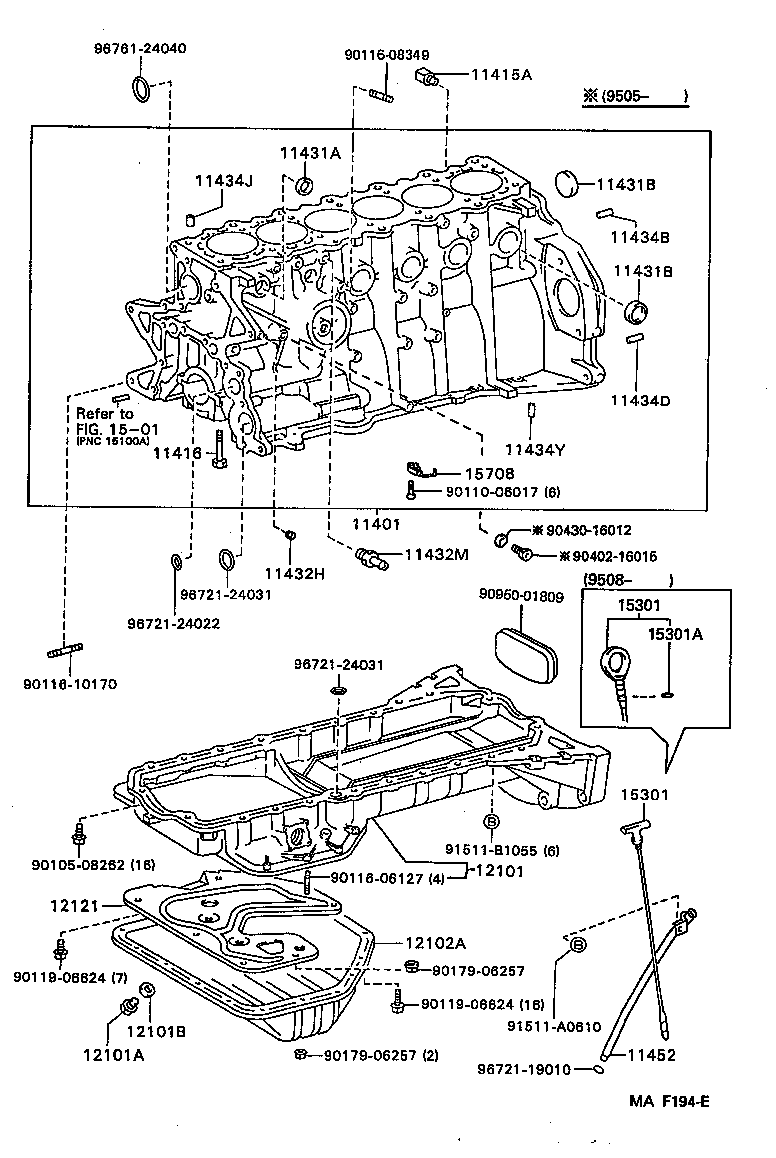  SUPRA |  CYLINDER BLOCK