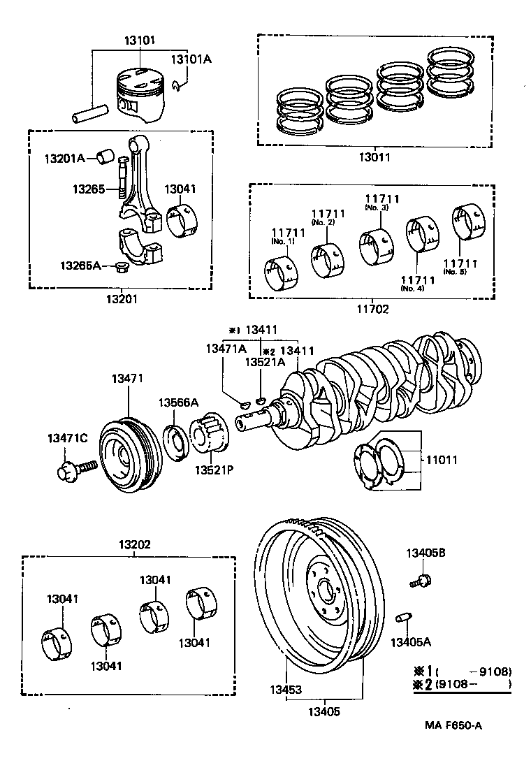  CELICA |  CRANKSHAFT PISTON