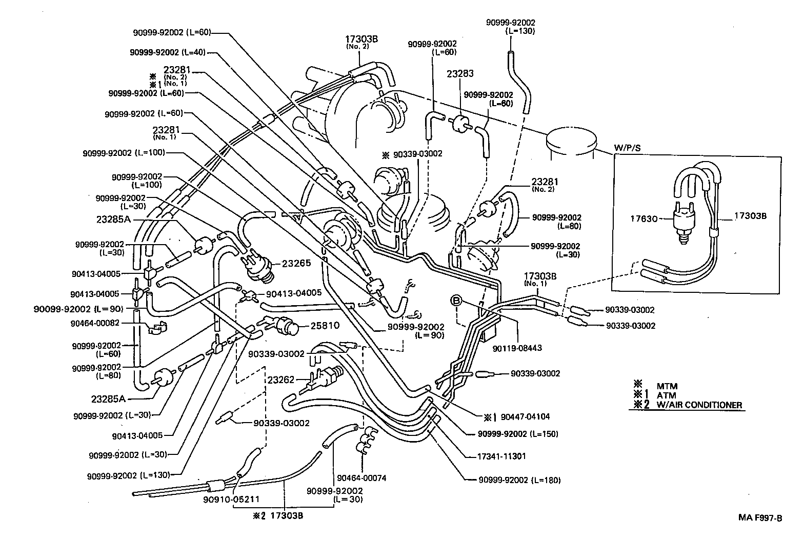  TERCEL |  VACUUM PIPING