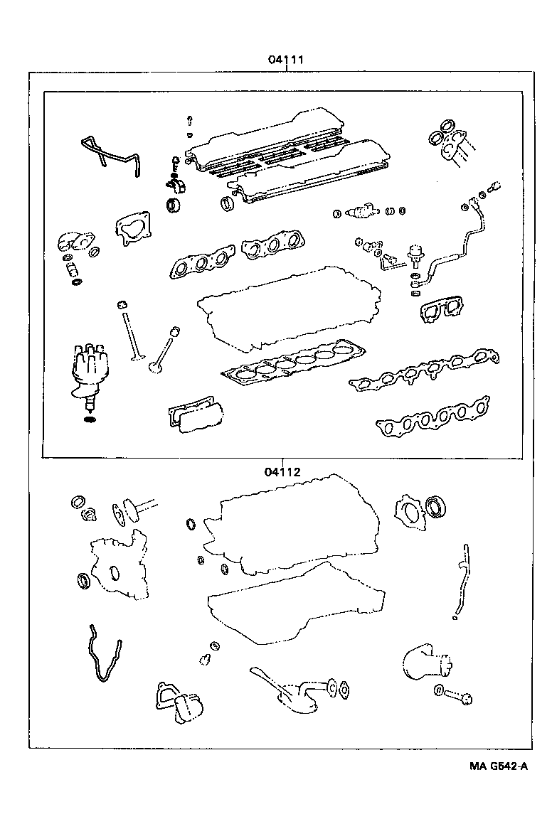  SUPRA |  ENGINE OVERHAUL GASKET KIT