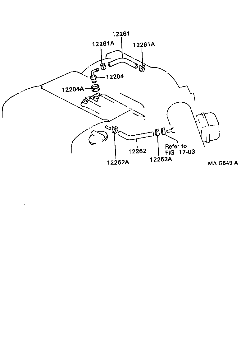  CAMRY NAP SED WG |  VENTILATION HOSE