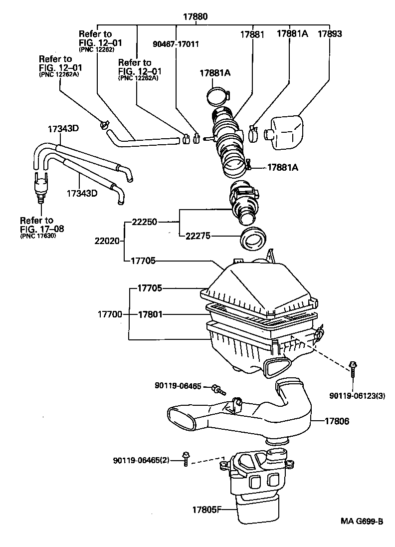  CAMRY NAP SED WG |  AIR CLEANER