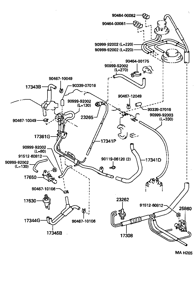  RAV4 |  VACUUM PIPING