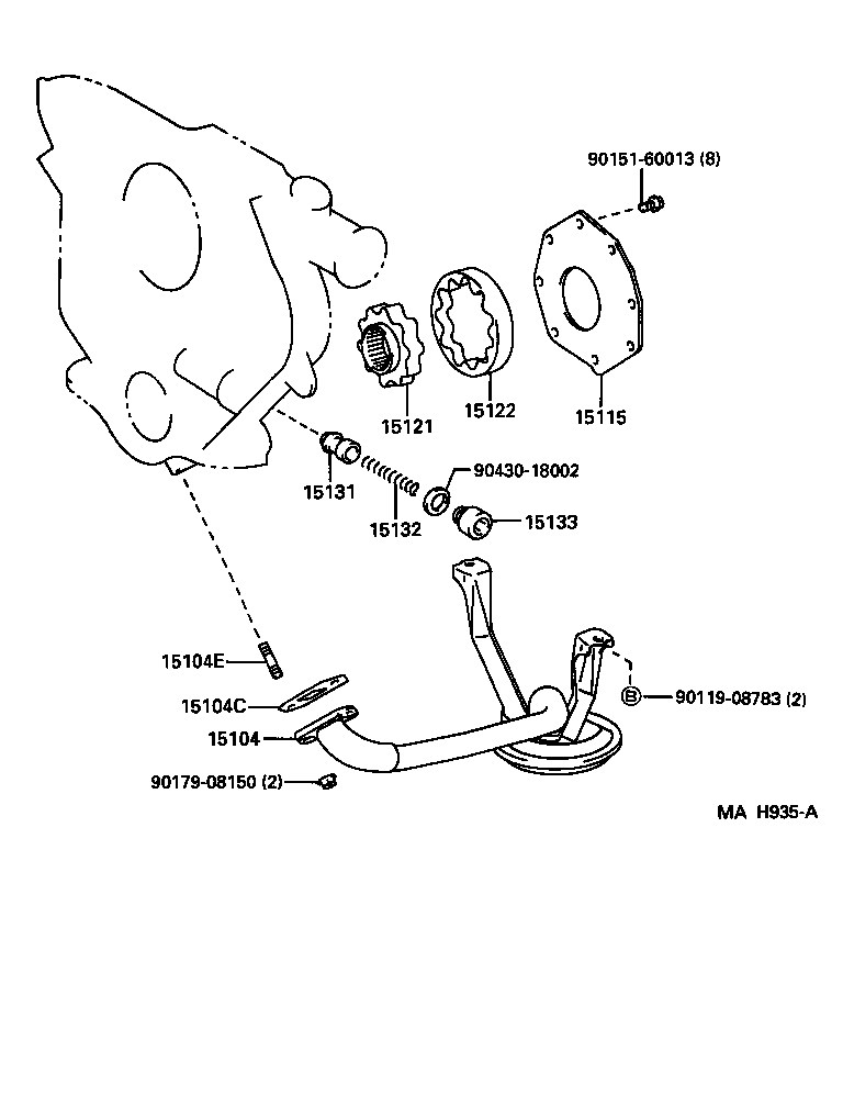  DYNA 100 |  ENGINE OIL PUMP