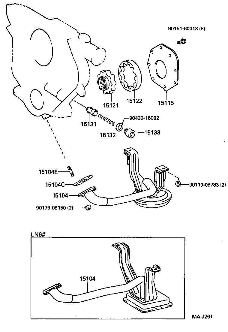  HILUX |  ENGINE OIL PUMP