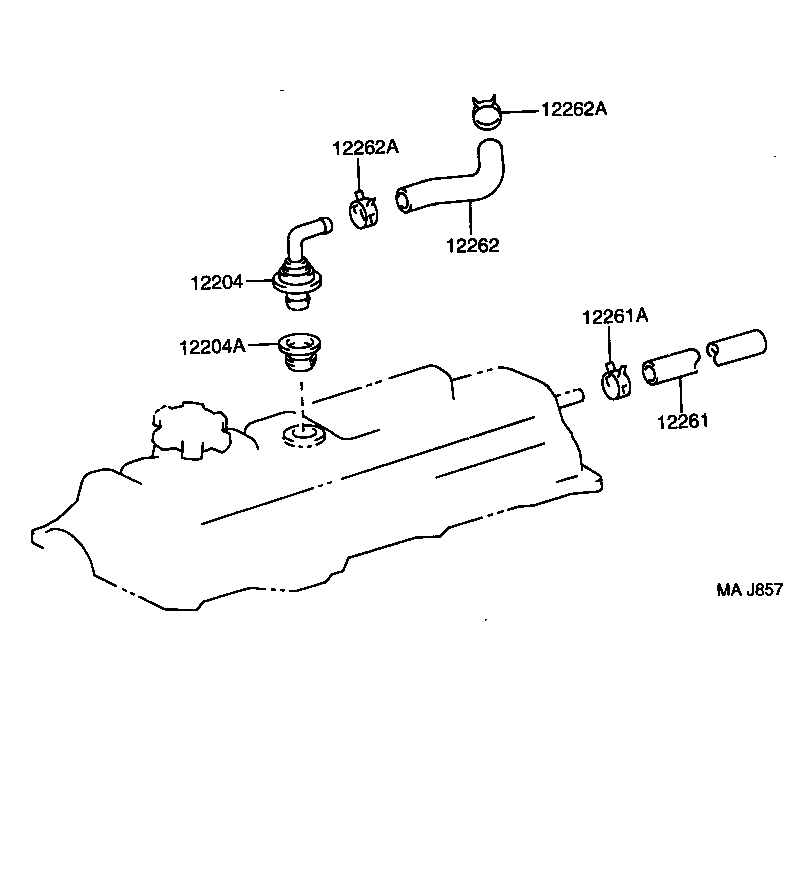  RAV4 |  VENTILATION HOSE