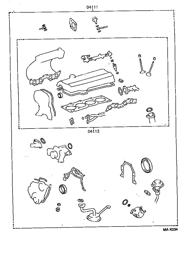  RAV4 |  ENGINE OVERHAUL GASKET KIT