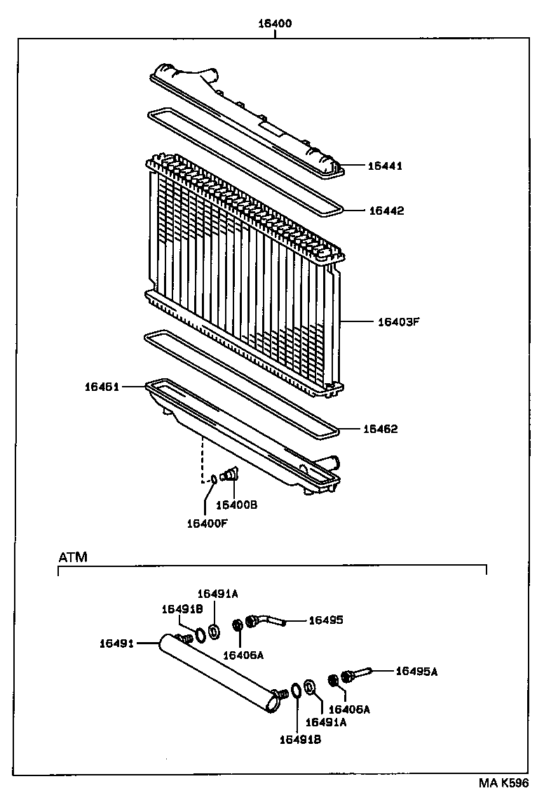  CAMRY JPP SED |  RADIATOR WATER OUTLET