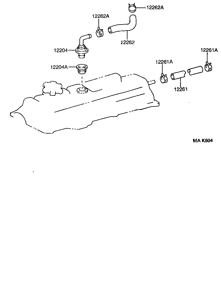  CAMRY JPP SED |  VENTILATION HOSE
