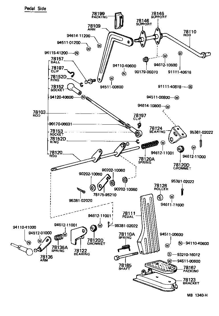  HEAVY DUTY TRUCK |  ACCELERATOR LINK