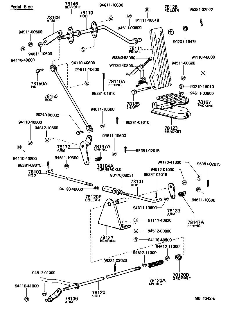  HEAVY DUTY TRUCK |  ACCELERATOR LINK
