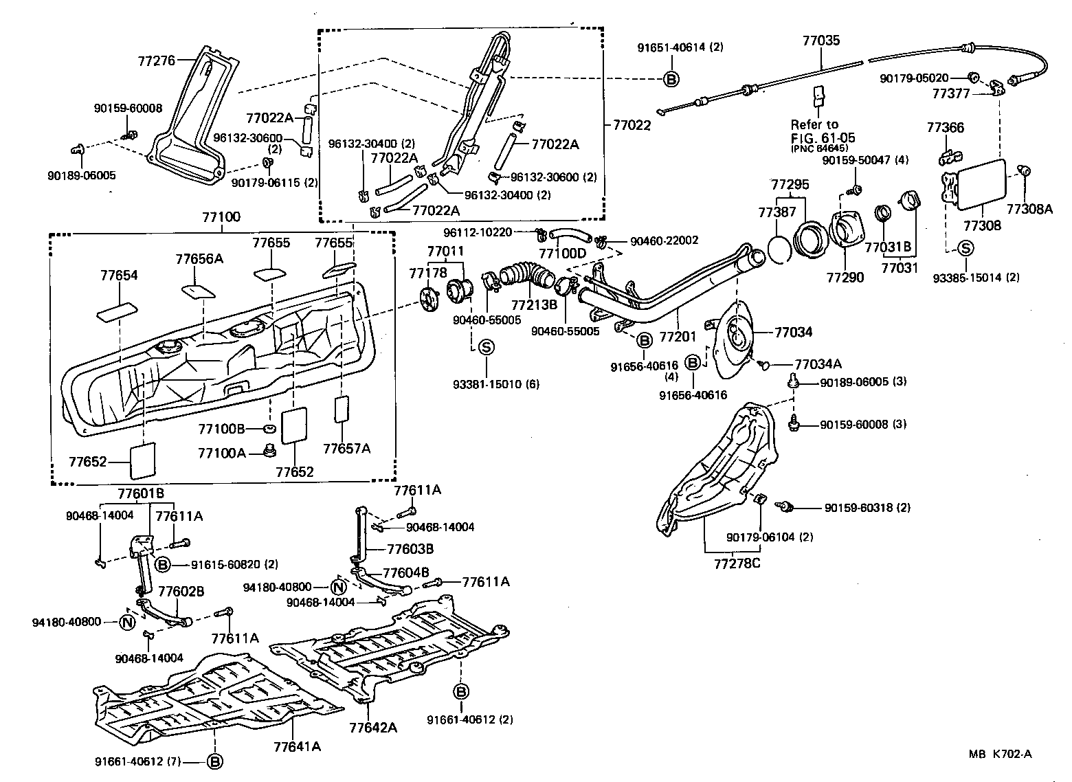  MR2 |  FUEL TANK TUBE