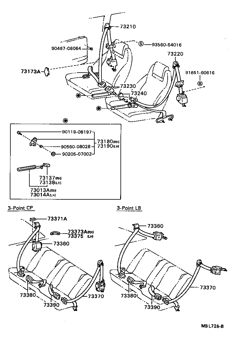  CELICA |  SEAT BELT CHILD RESTRAINT SEAT